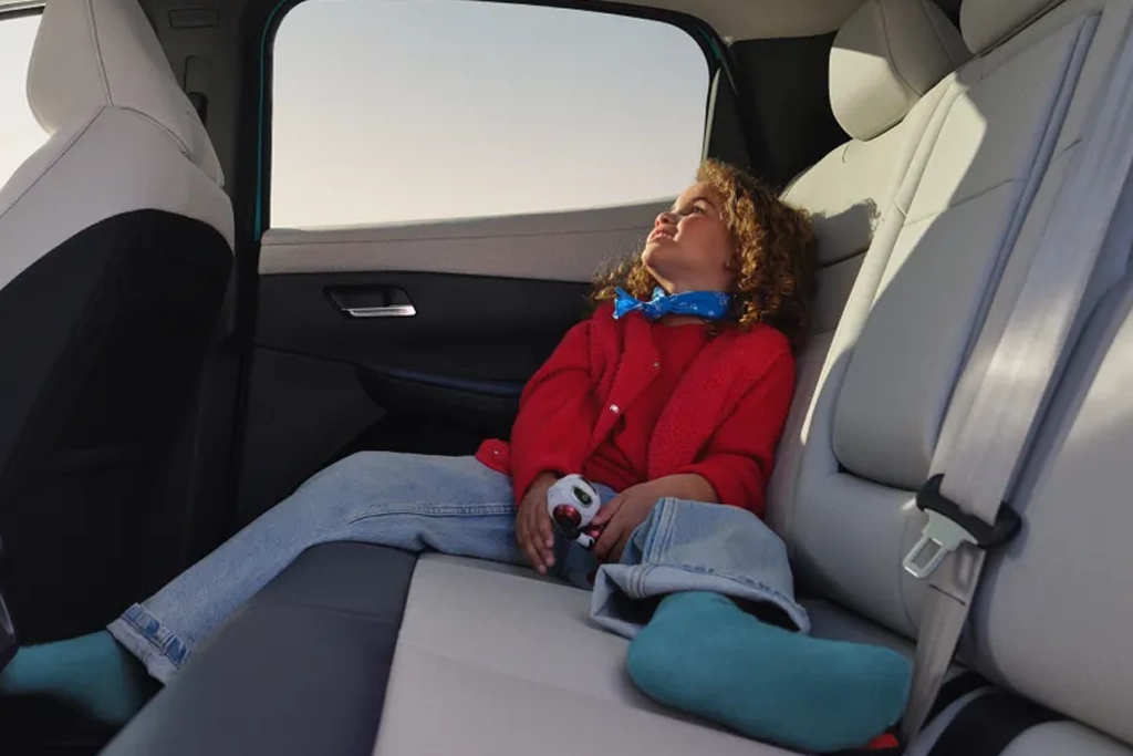 Nissan Leaf vue siège arrière